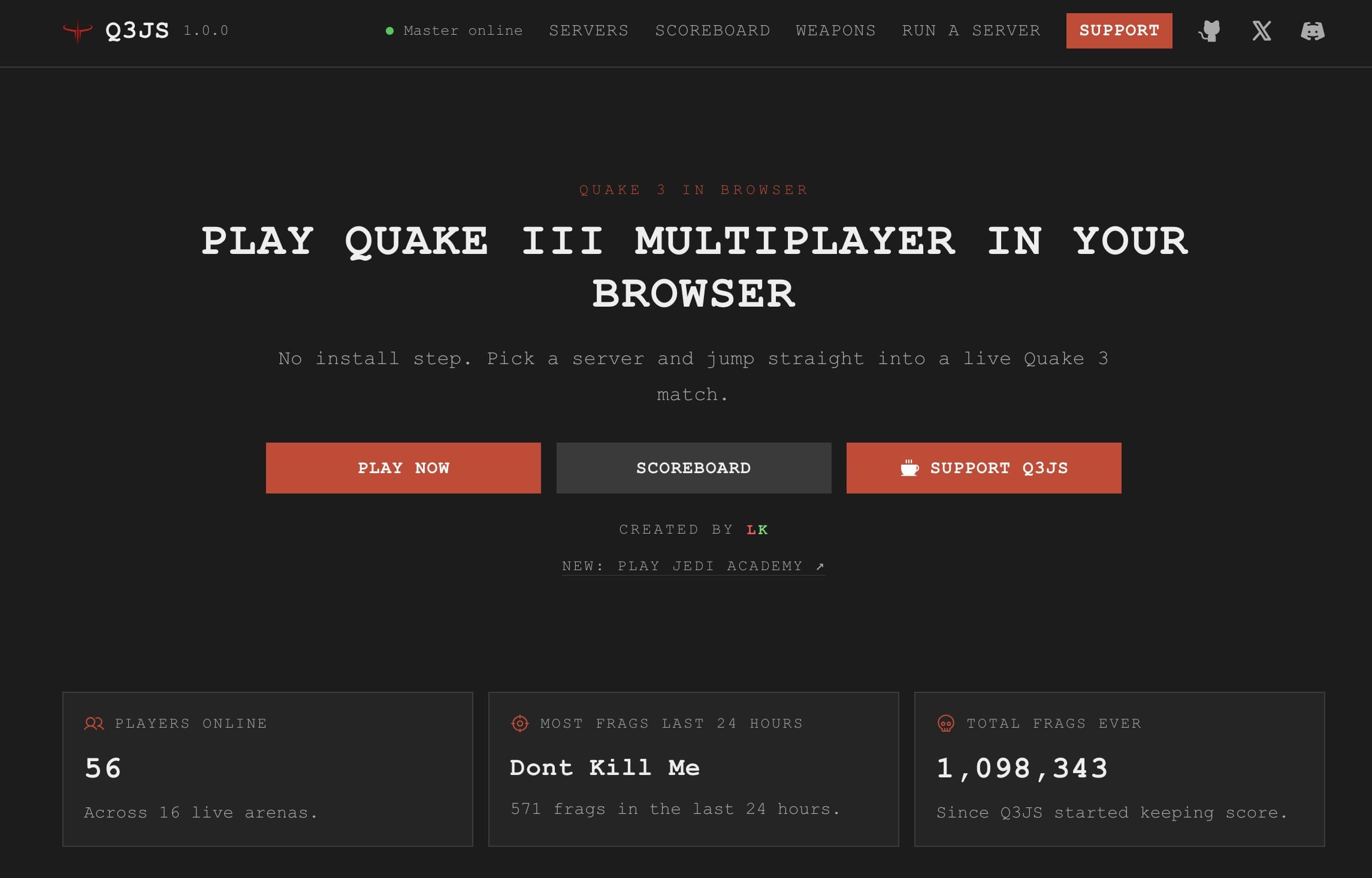 Q3JS - Quake 3 w przegladarce